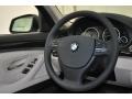 Oyster/Black 2013 BMW 5 Series 528i Sedan Steering Wheel