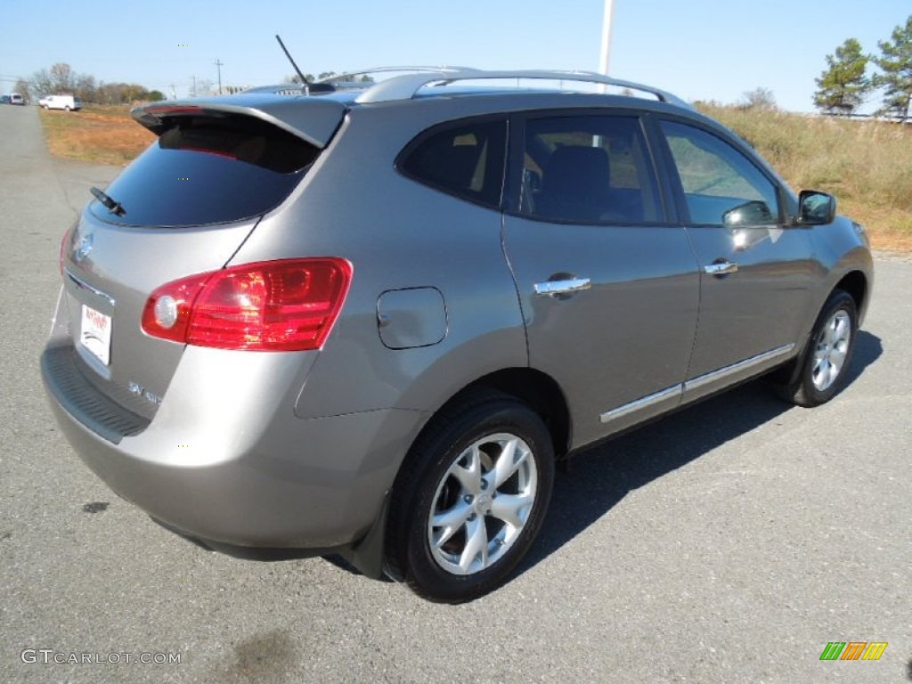 2011 Rogue SV AWD - Frosted Steel Metallic / Gray photo #5