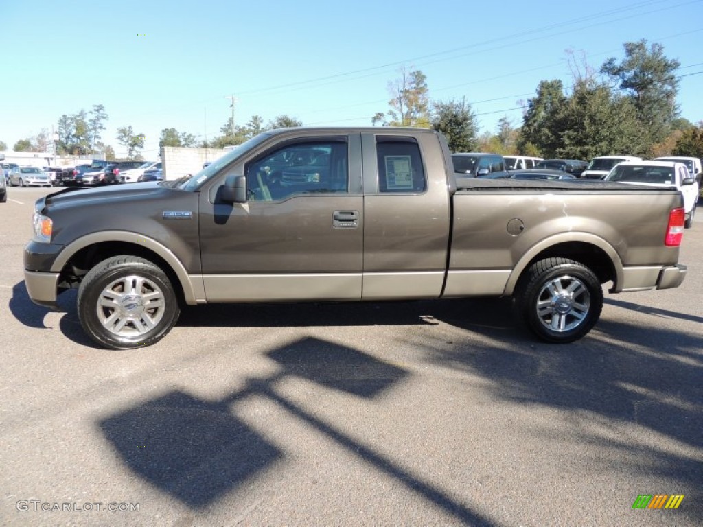 Dark Stone Metallic 2006 Ford F150 Lariat SuperCab Exterior Photo #73939762