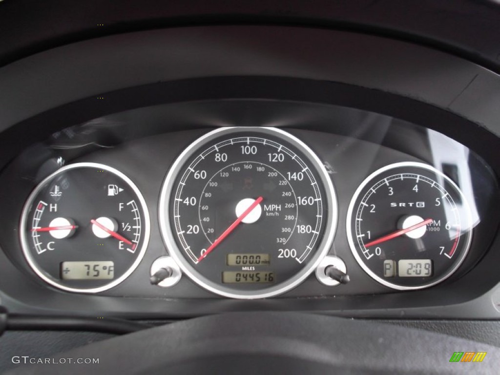 2005 Chrysler Crossfire SRT-6 Coupe Gauges Photos