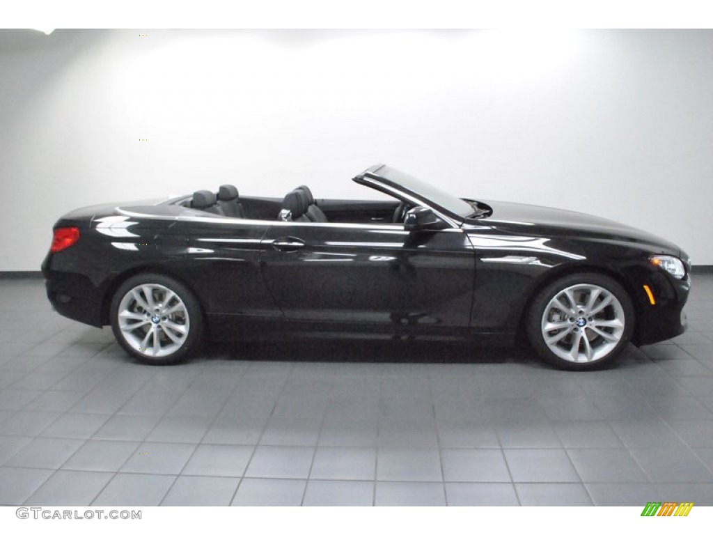 Black Sapphire Metallic 2013 BMW 6 Series 640i Convertible Exterior Photo #73939995