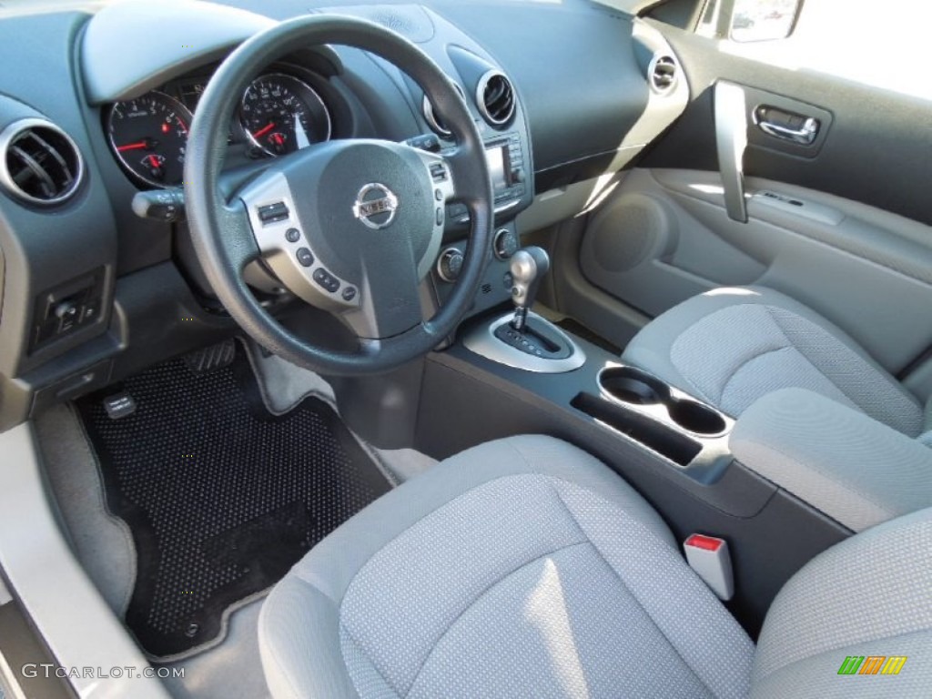 2011 Rogue SV AWD - Frosted Steel Metallic / Gray photo #27