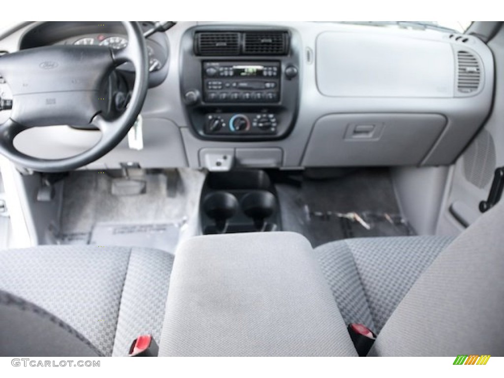 1998 Ranger XLT Regular Cab - Oxford White / Medium Graphite photo #4