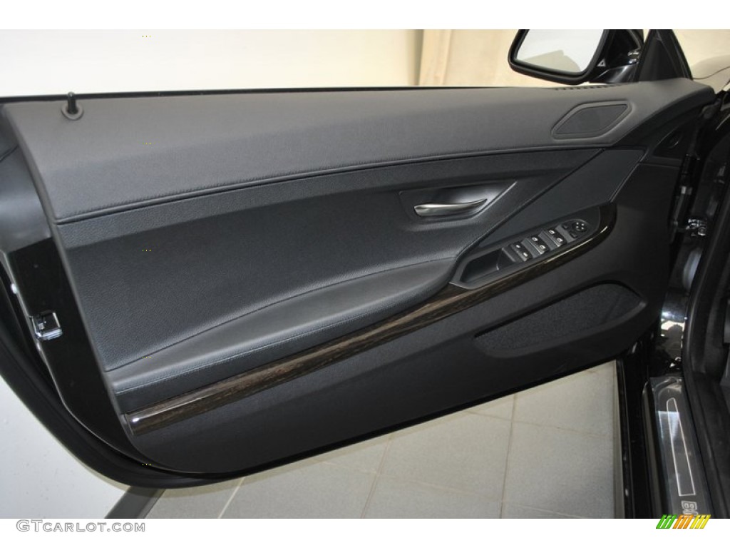 2013 6 Series 640i Convertible - Black Sapphire Metallic / Black photo #14