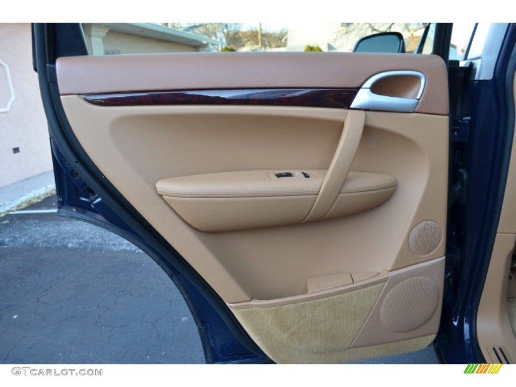 2005 Porsche Cayenne Standard Cayenne Model Havanna/Sand Beige Door Panel Photo #73940955