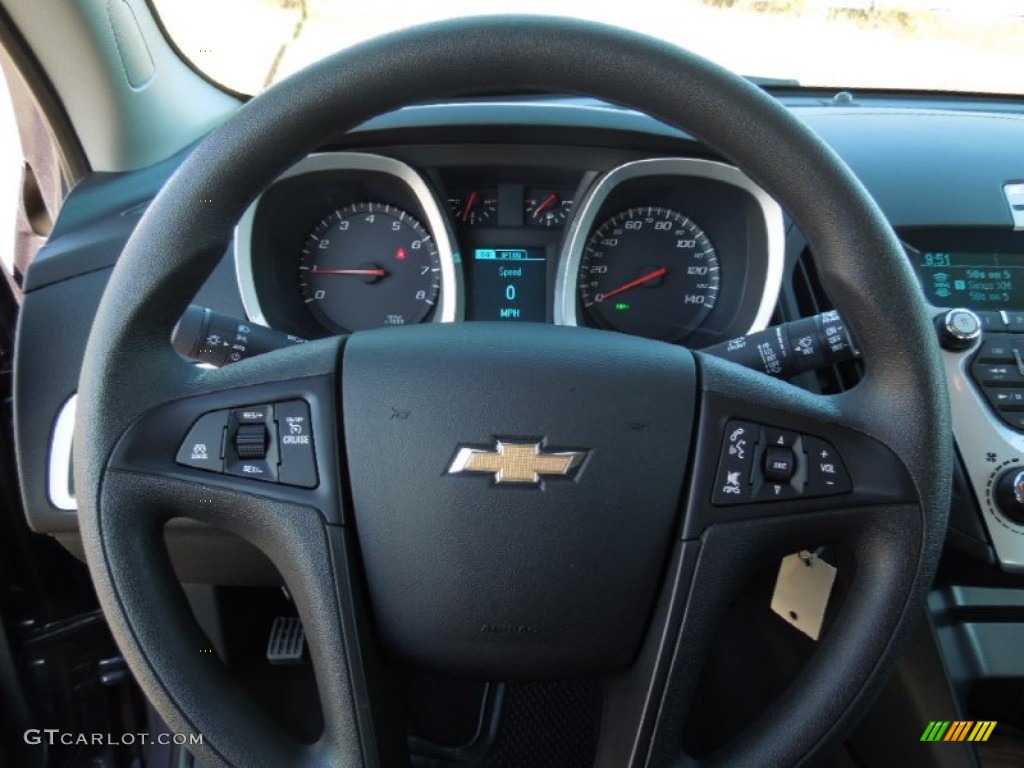 2013 Equinox LS - Atlantis Blue Metallic / Jet Black photo #15