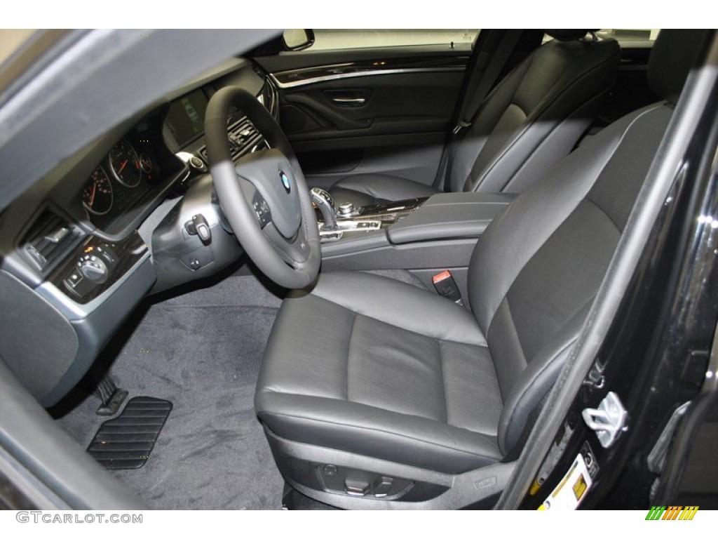 2013 5 Series 535i Sedan - Jet Black / Black photo #3