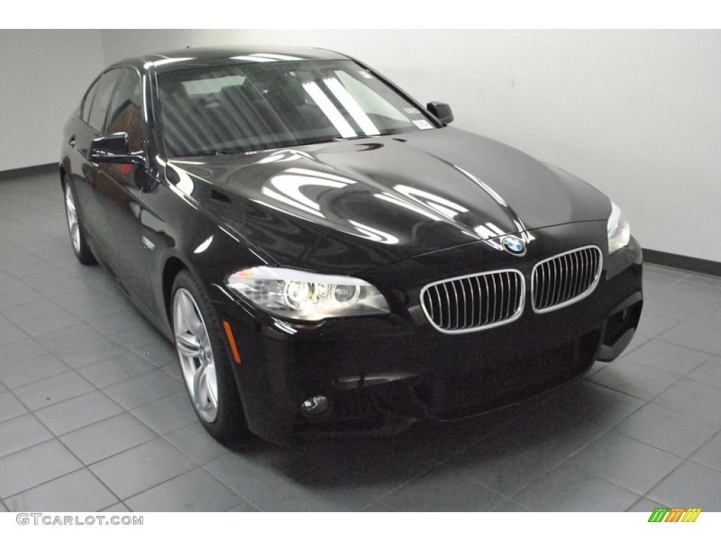 2013 5 Series 535i Sedan - Jet Black / Black photo #5