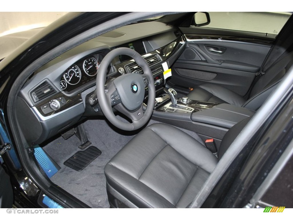 2013 5 Series 535i Sedan - Jet Black / Black photo #10