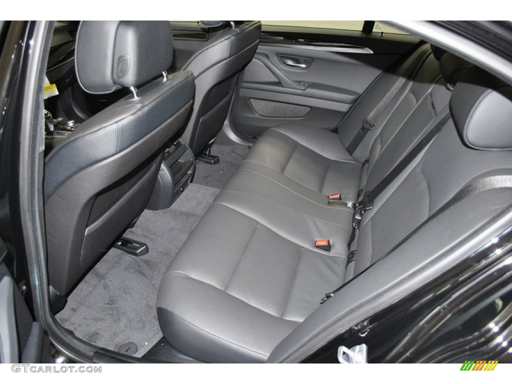2013 5 Series 535i Sedan - Jet Black / Black photo #11