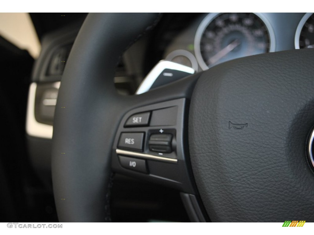 2013 5 Series 535i Sedan - Jet Black / Black photo #23