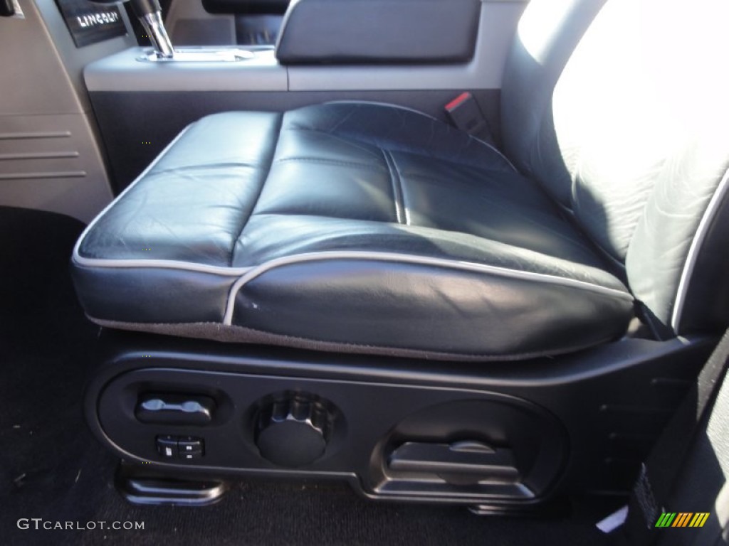 2008 Mark LT SuperCrew 4x4 - Black / Black/Dove Grey Piping photo #14