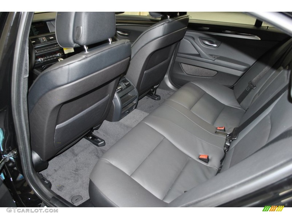 2013 5 Series 535i Sedan - Jet Black / Black photo #25