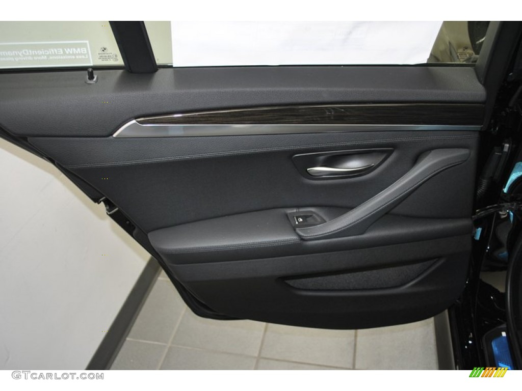 2013 5 Series 535i Sedan - Jet Black / Black photo #26