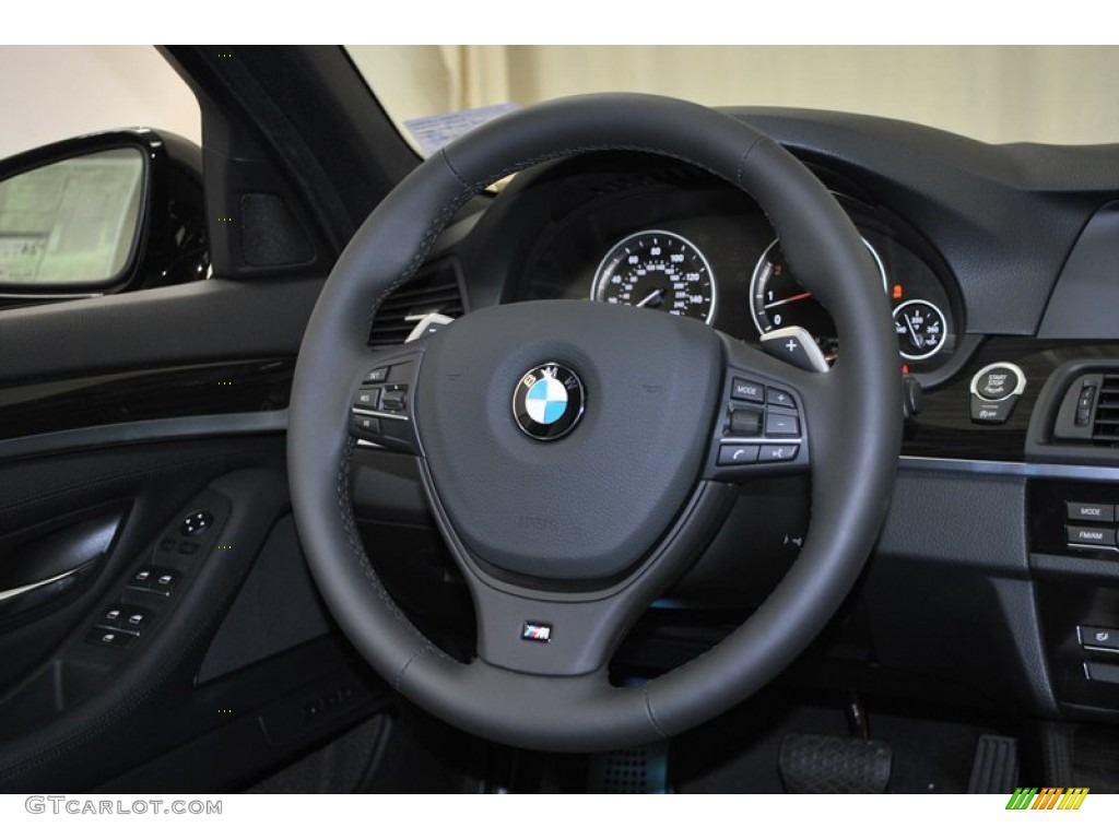 2013 5 Series 535i Sedan - Jet Black / Black photo #27