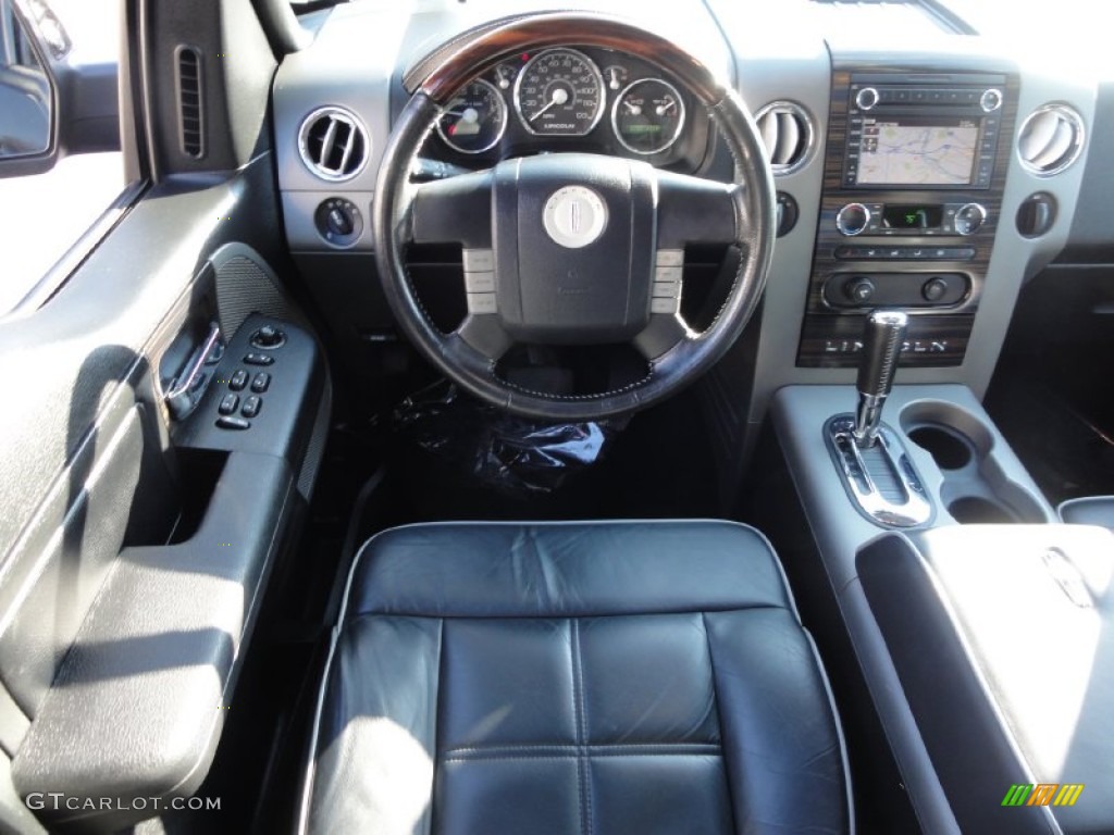 2008 Mark LT SuperCrew 4x4 - Black / Black/Dove Grey Piping photo #24