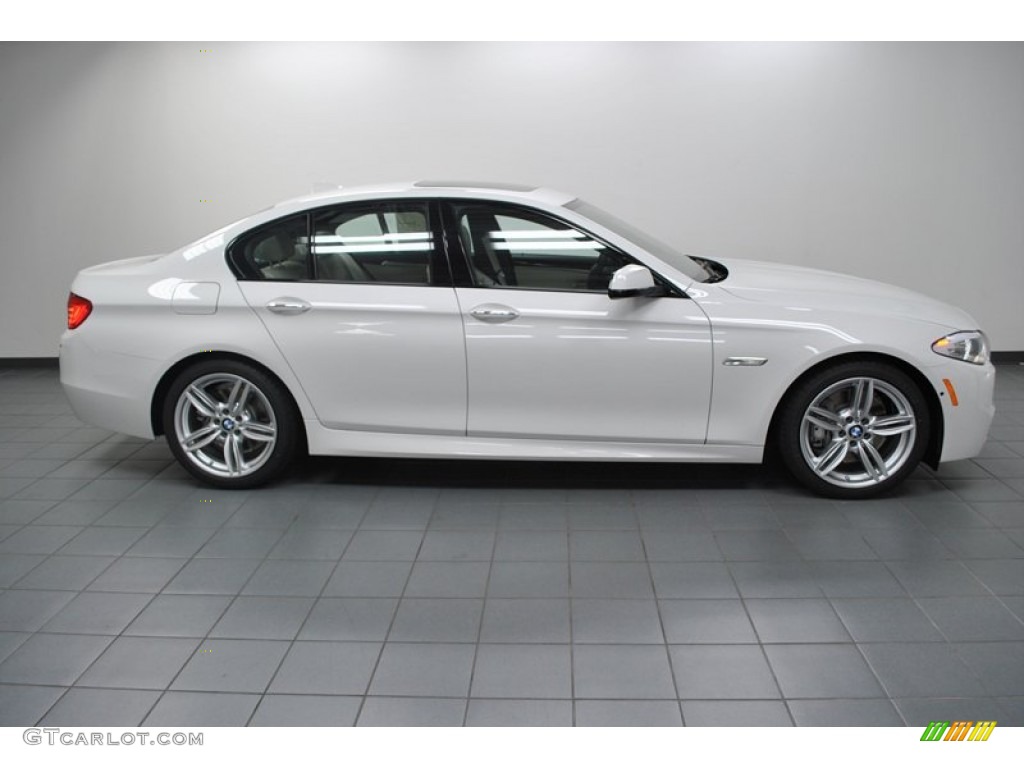 Alpine White 2013 BMW 5 Series 535i Sedan Exterior Photo #73942351