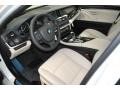 Oyster/Black Prime Interior Photo for 2013 BMW 5 Series #73942499