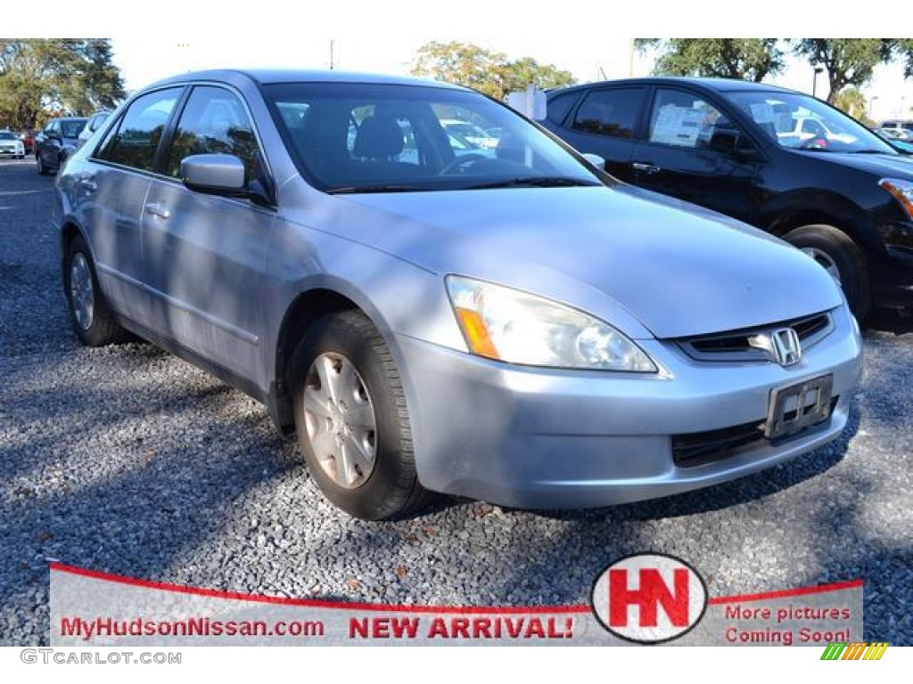 2003 Accord LX Sedan - Satin Silver Metallic / Gray photo #1