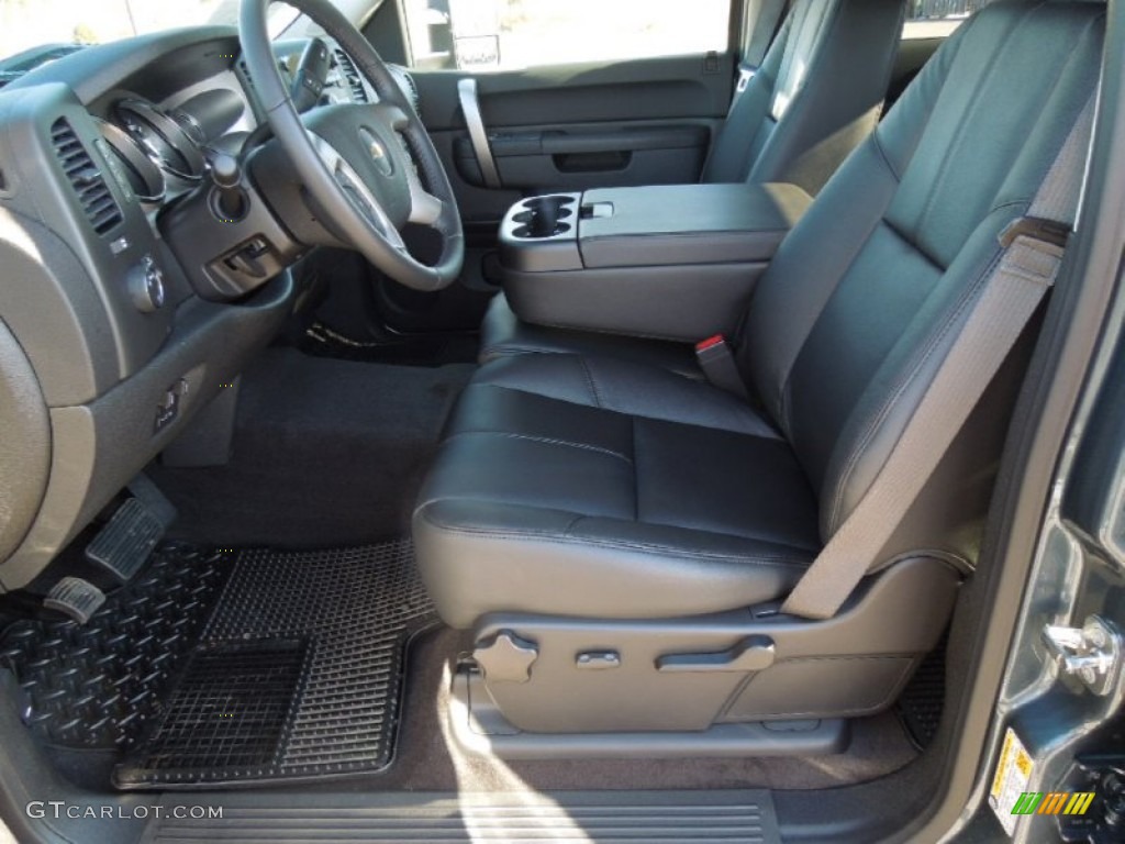 2013 Silverado 2500HD LT Crew Cab 4x4 - Blue Granite Metallic / Ebony photo #9