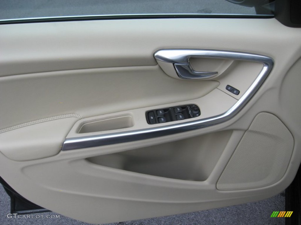 2013 Volvo S60 T6 AWD Soft Beige Door Panel Photo #73946141