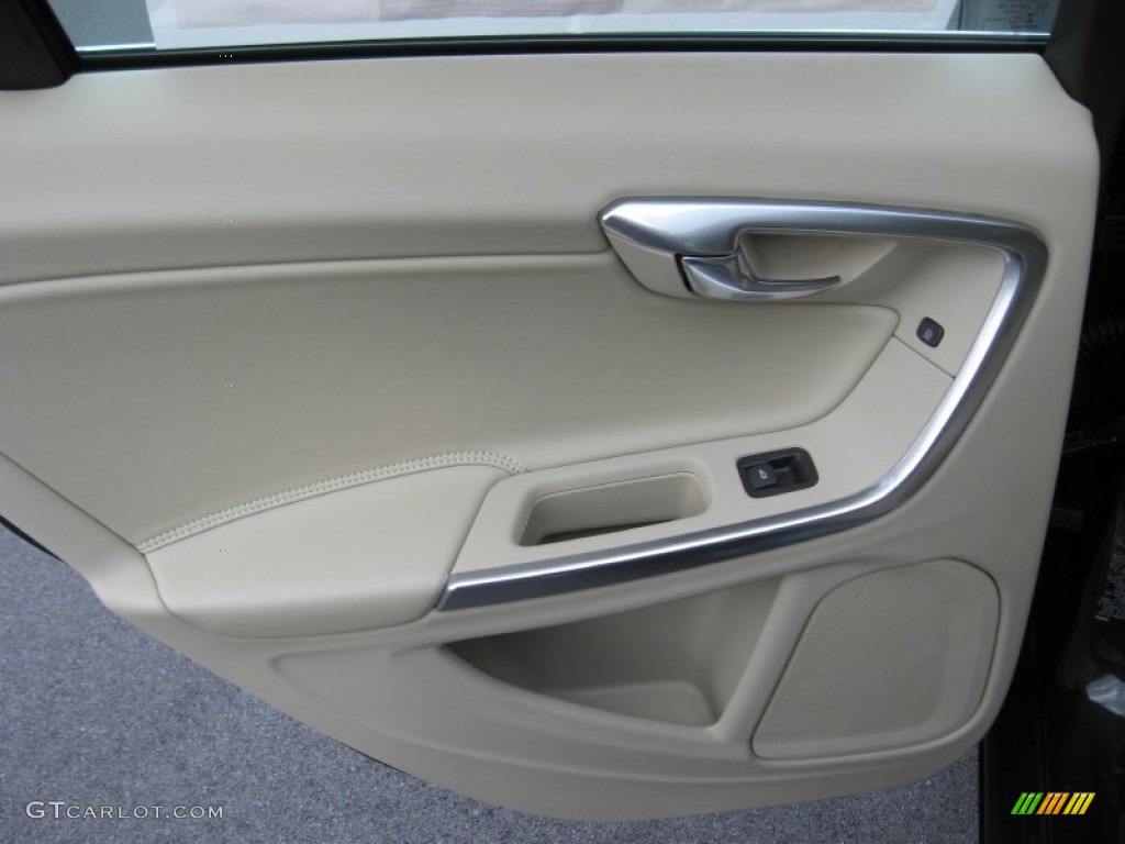 2013 Volvo S60 T6 AWD Soft Beige Door Panel Photo #73946189