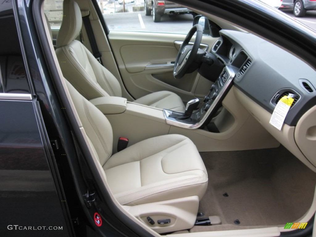 Soft Beige Interior 2013 Volvo S60 T6 AWD Photo #73946213