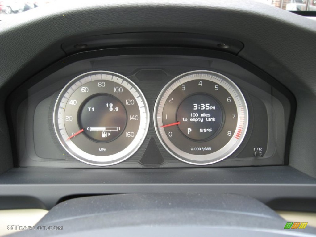 2013 Volvo S60 T6 AWD Gauges Photo #73946397