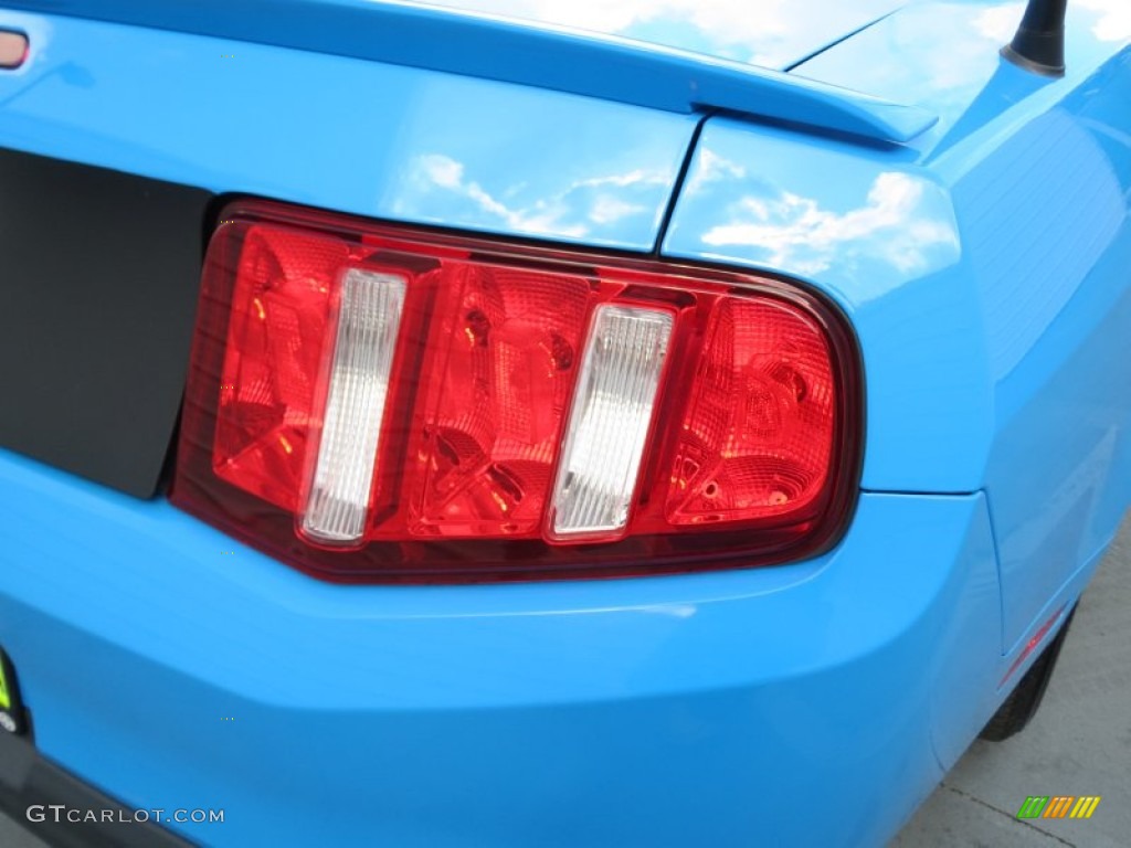 2010 Mustang V6 Coupe - Grabber Blue / Charcoal Black photo #16