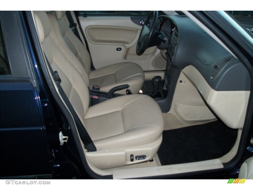 2002 9-3 SE Sedan - Midnight Blue Metallic / Sand Beige photo #19