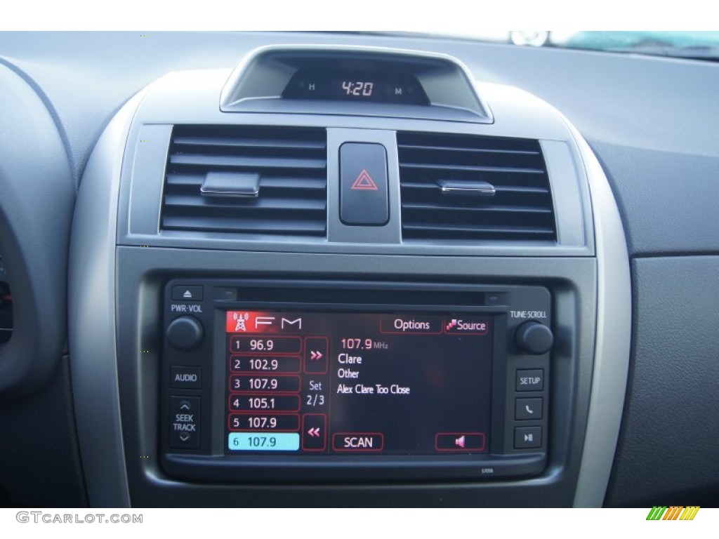 2013 Corolla S - Classic Silver Metallic / Dark Charcoal photo #29