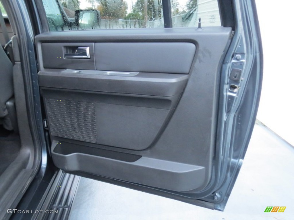 2009 Ford Expedition EL XLT Charcoal Black Door Panel Photo #73947305