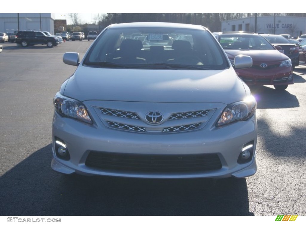 2013 Corolla S - Classic Silver Metallic / Dark Charcoal photo #36