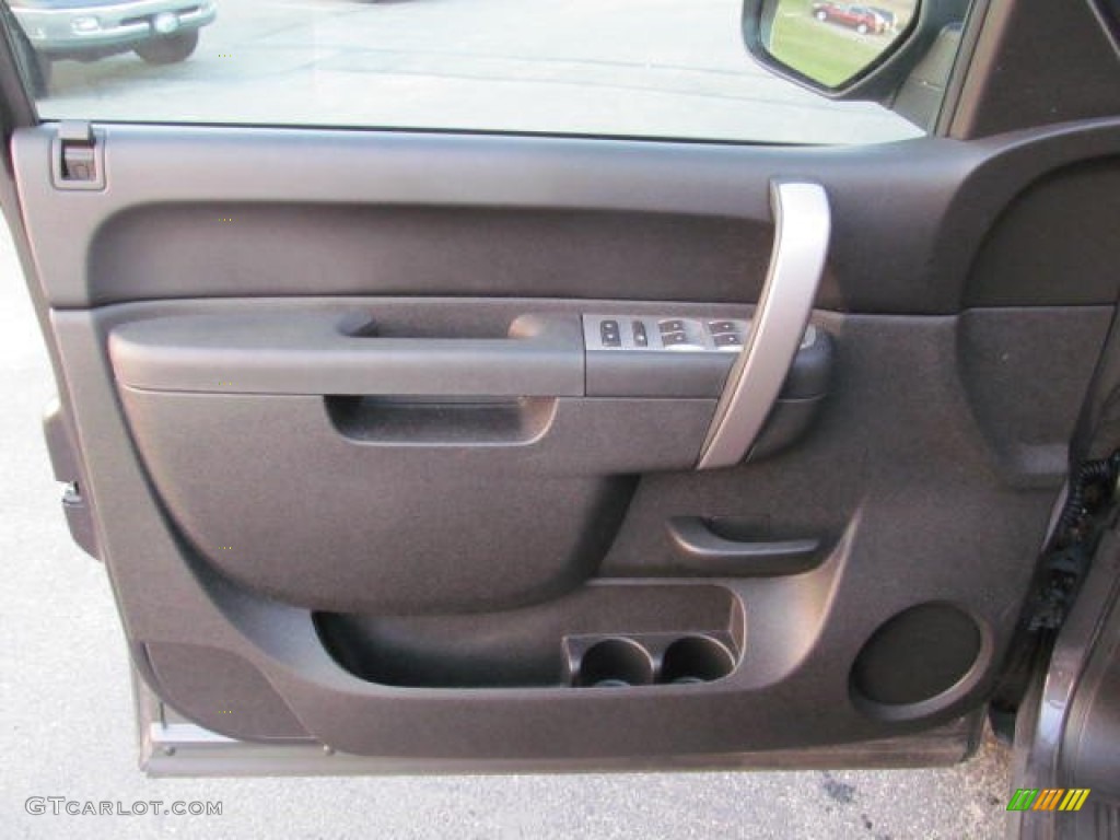 2010 Silverado 1500 LS Crew Cab 4x4 - Taupe Gray Metallic / Dark Titanium photo #12