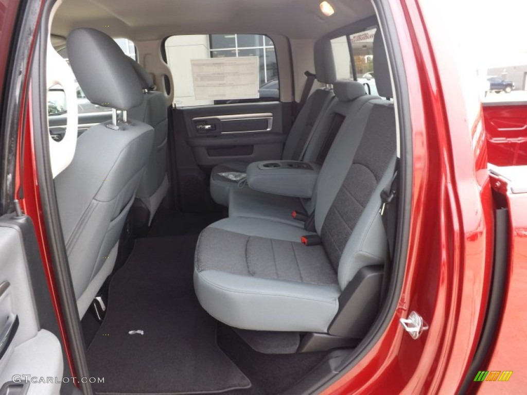 2013 Ram 1500 Lone Star Crew Cab 4x4 Rear Seat Photo #73947598