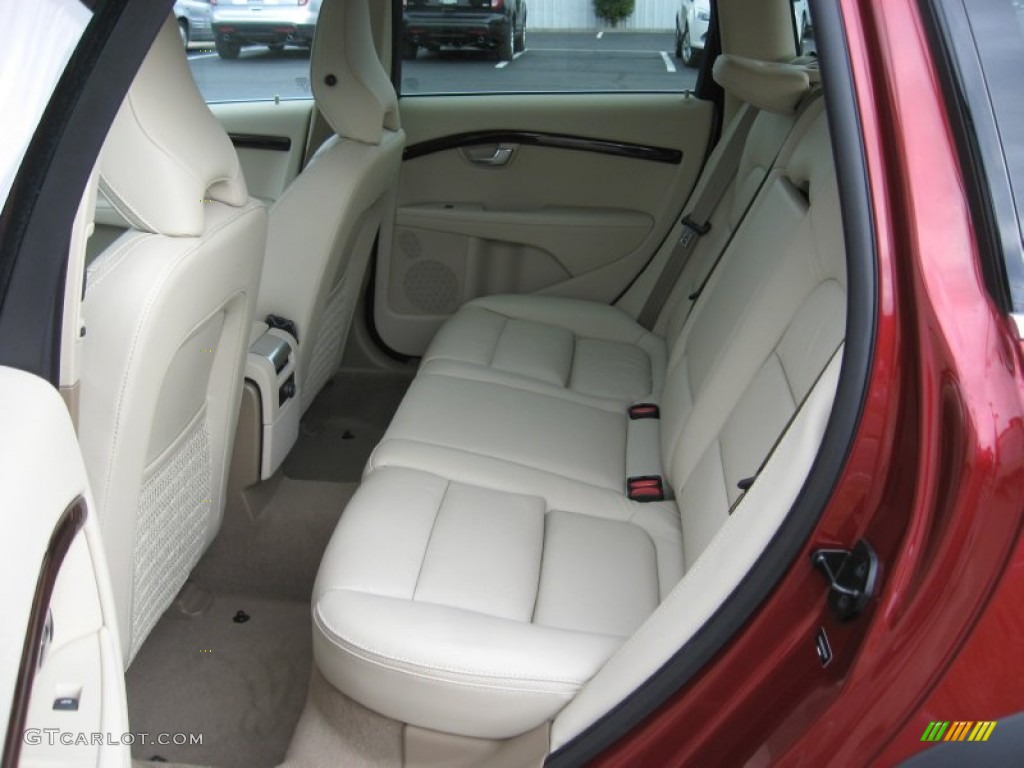 2013 XC70 T6 AWD - Flamenco Red Metallic / Sandstone photo #18