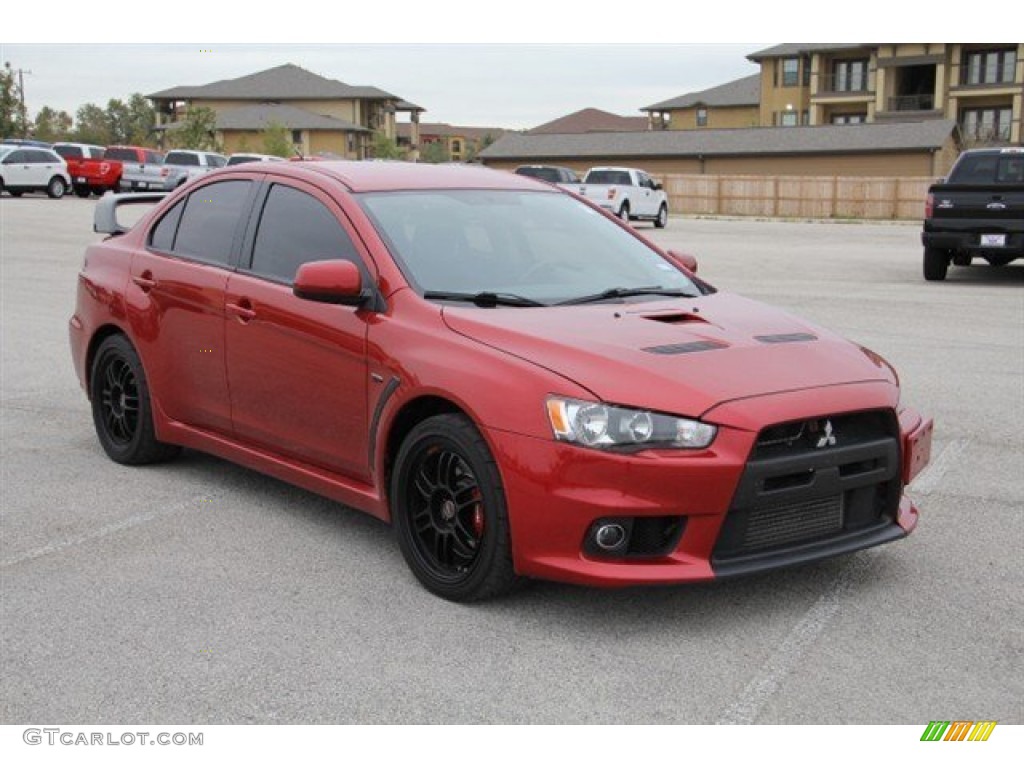 Rally Red Metallic 2008 Mitsubishi Lancer Evolution GSR Exterior Photo #73948325