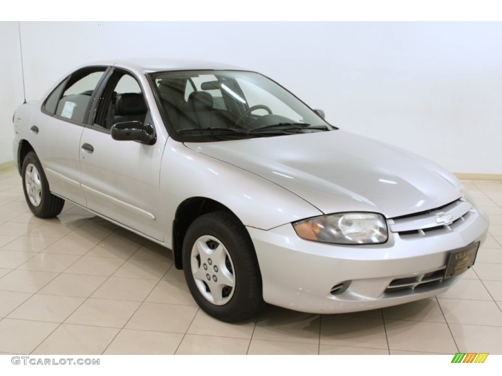 2003 Cavalier Sedan - Ultra Silver Metallic / Graphite Gray photo #1