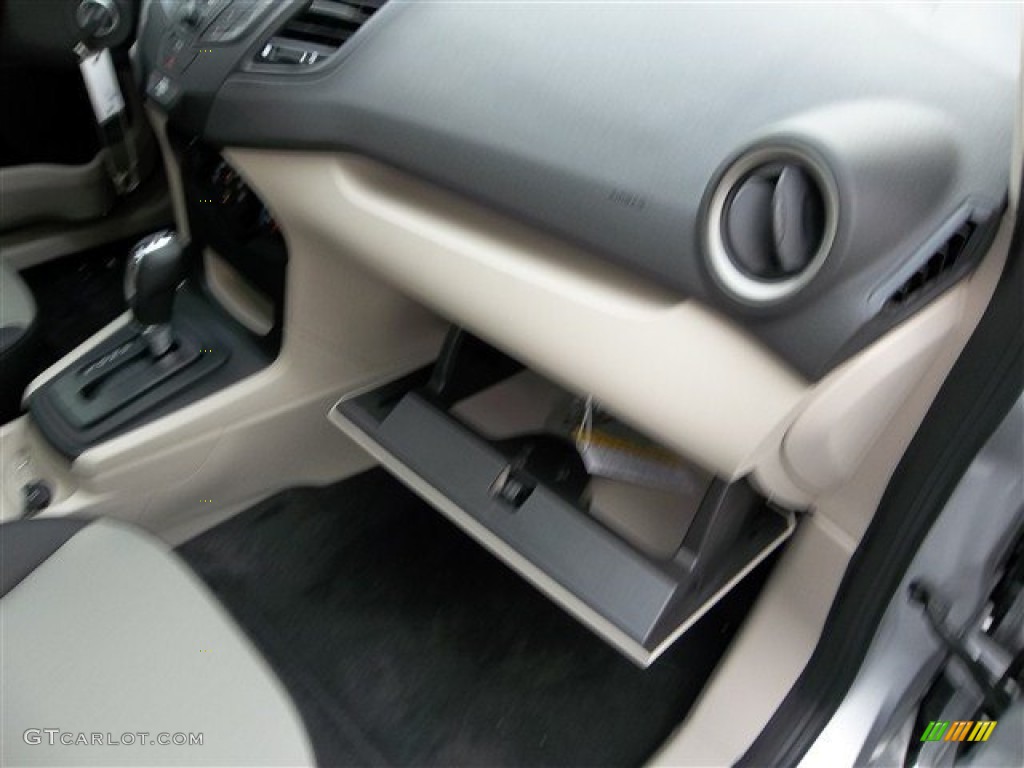 2013 Fiesta S Sedan - Ingot Silver / Charcoal Black/Light Stone photo #25