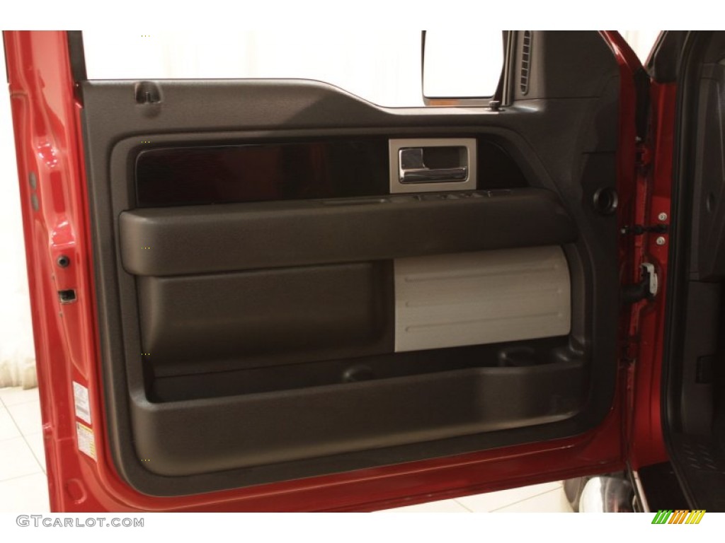 2010 F150 FX4 SuperCrew 4x4 - Red Candy Metallic / Black photo #6