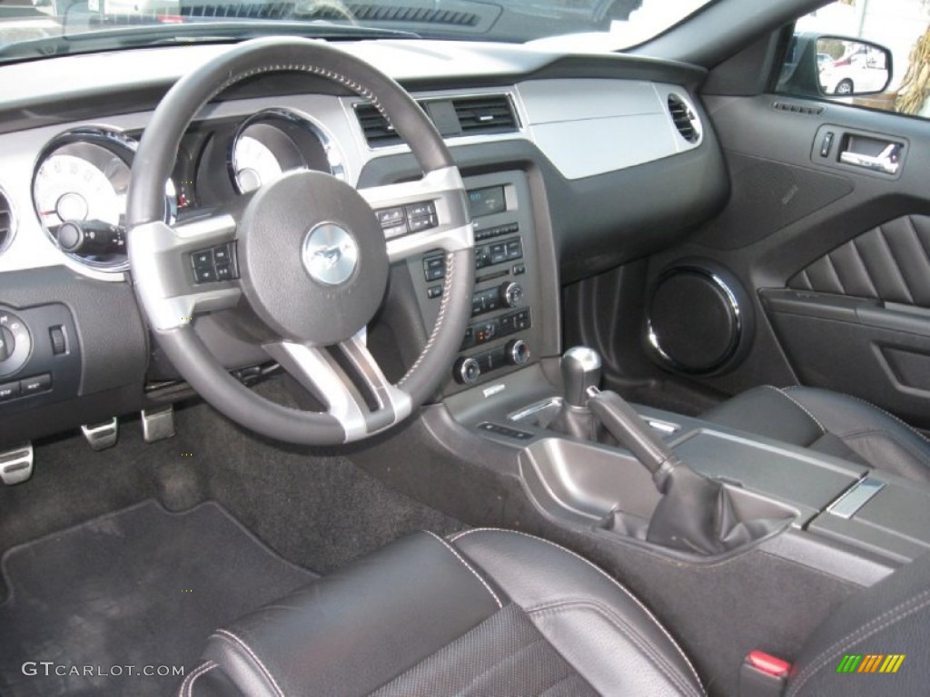 Charcoal Black Interior 2011 Ford Mustang GT Premium Coupe Photo #73949742