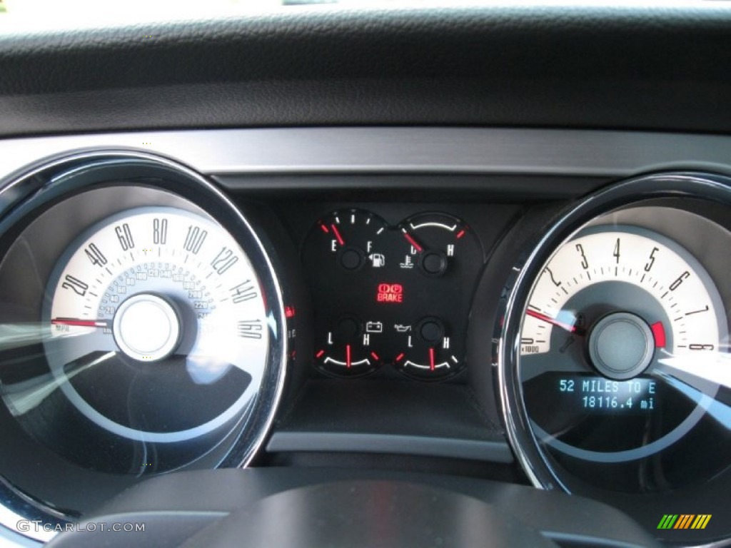 2011 Ford Mustang GT Premium Coupe Gauges Photo #73949801