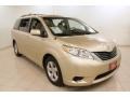 2011 Sandy Beach Metallic Toyota Sienna LE  photo #1