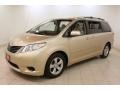 2011 Sandy Beach Metallic Toyota Sienna LE  photo #3