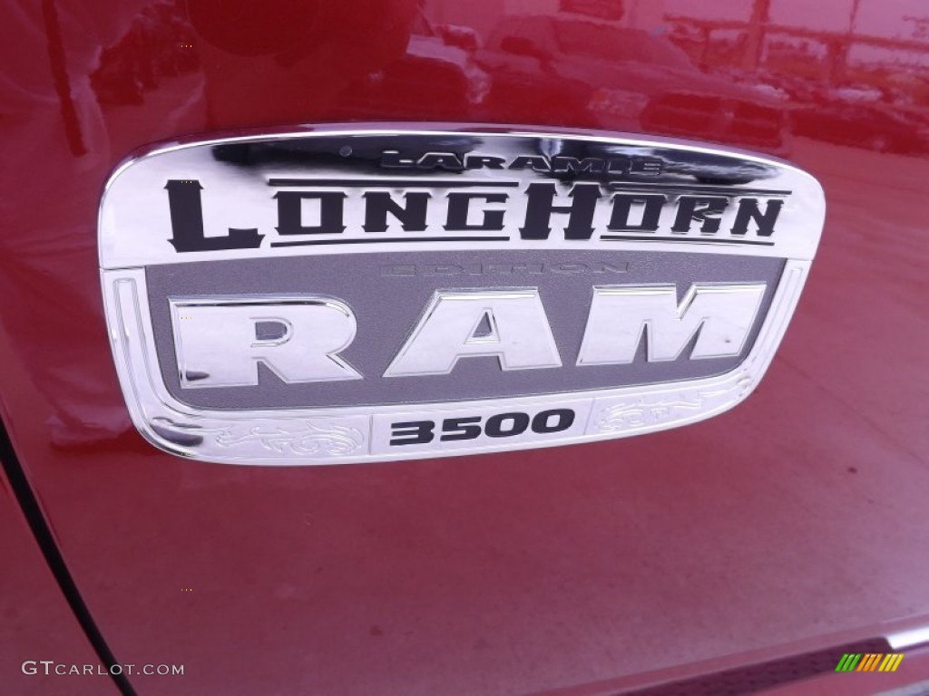 2012 Dodge Ram 3500 HD Laramie Longhorn Crew Cab 4x4 Dually Marks and Logos Photos