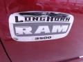 2012 Deep Cherry Red Crystal Pearl Dodge Ram 3500 HD Laramie Longhorn Crew Cab 4x4 Dually  photo #24