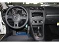 2013 Volkswagen Golf Titan Black Interior Dashboard Photo