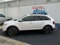 2013 White Platinum Tri-Coat Ford Edge SEL  photo #3