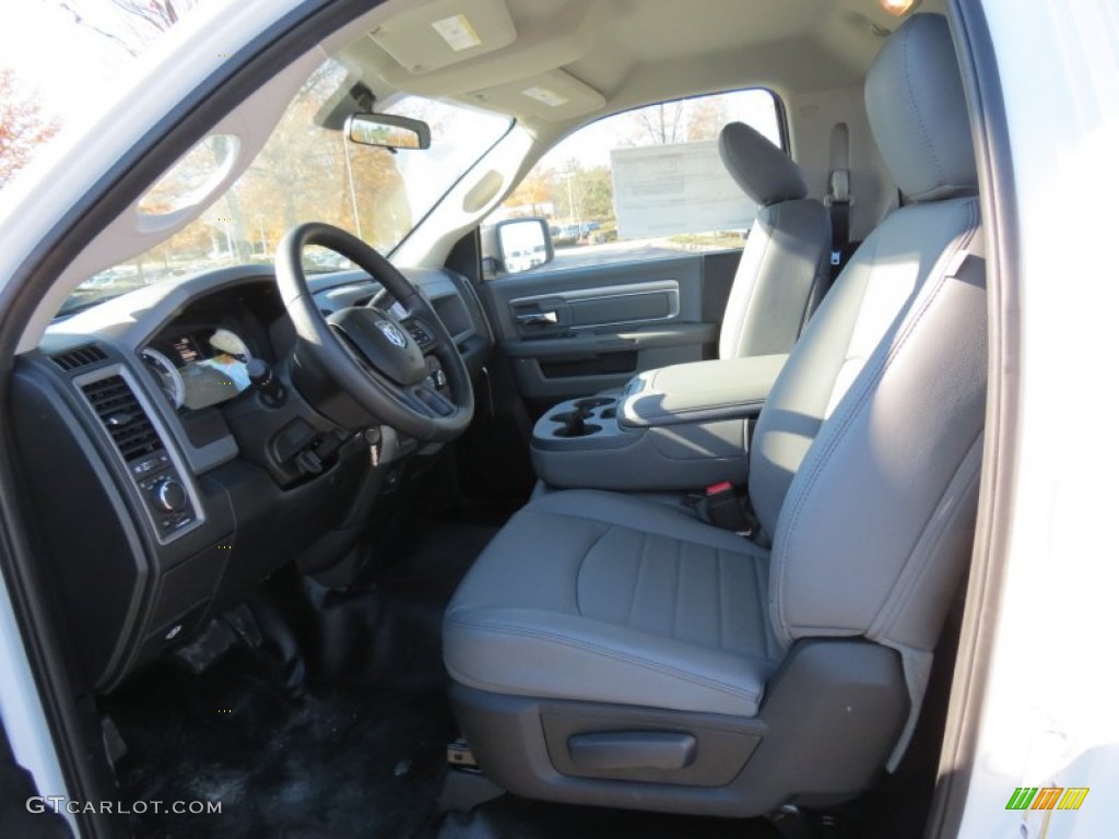 Black/Diesel Gray Interior 2013 Ram 1500 Tradesman Regular Cab Photo #73952471
