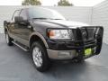 2005 Black Ford F150 Lariat SuperCrew 4x4  photo #1